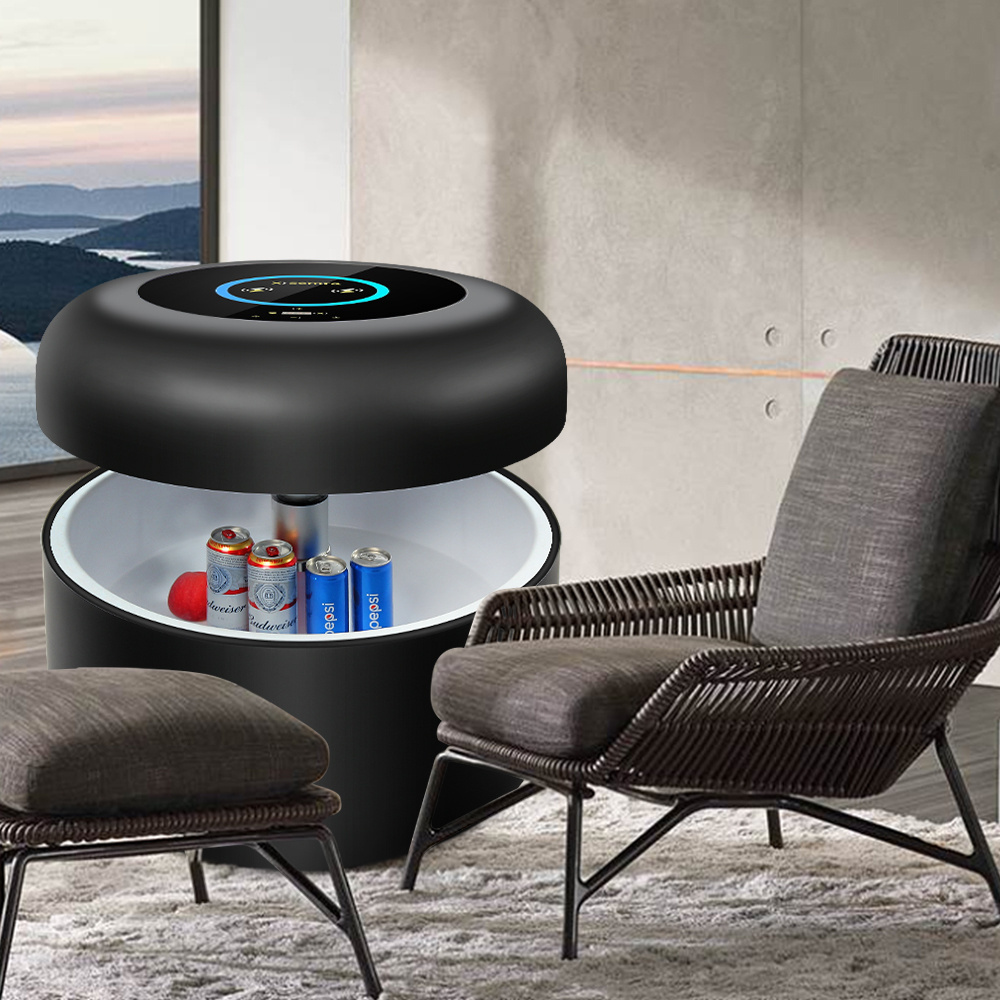 Best Seller Multifunctional Coffee Table Fridge Touch Screen Blueteeth Speaker Smart Coffee Table With Refrigerator