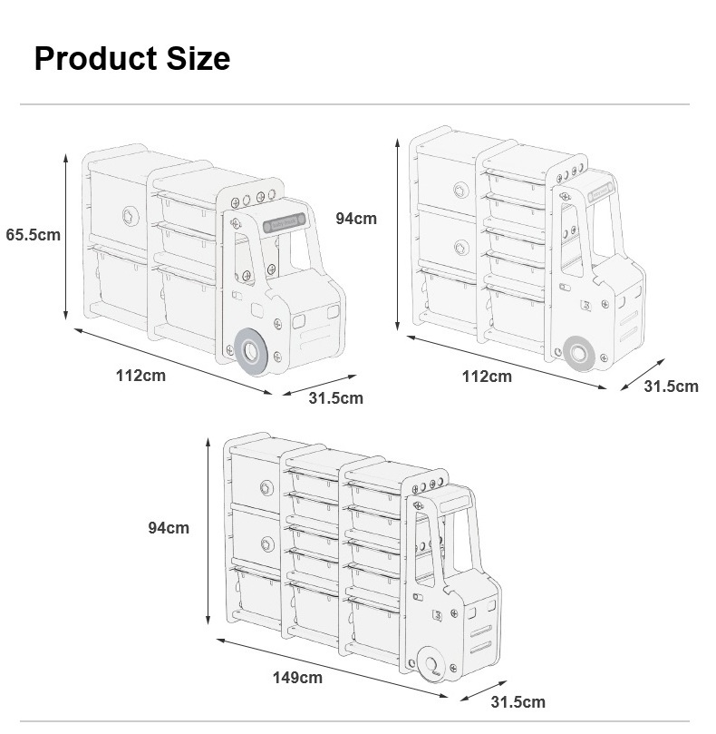 Custom Plastic Movable Chest Corner Cupboard Rack Drawer Toys Storage Children Kids Cabinets for Kindergarten Use