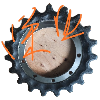 construction machinery parts kubota u15 u25 mini excavator sprocket