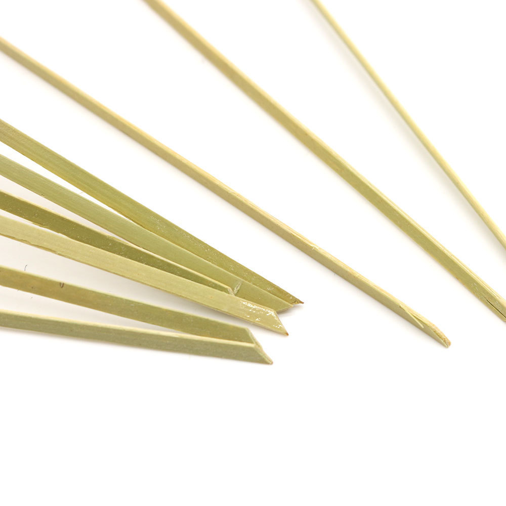 12Cm Bamboo Knot Picks Loop Skewers Cocktail Fruit Picks