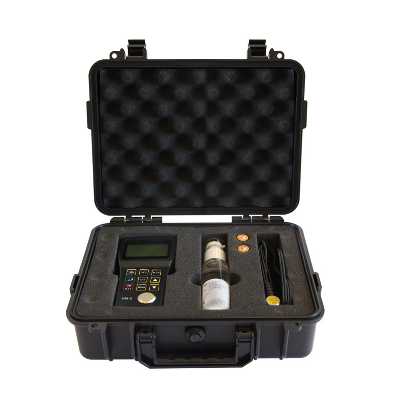 YUSHI Portable Digital Ultrasonic Thickness Gauge UM-2 0.01mm Thickness Measurement for NDT UT Factory Industrial