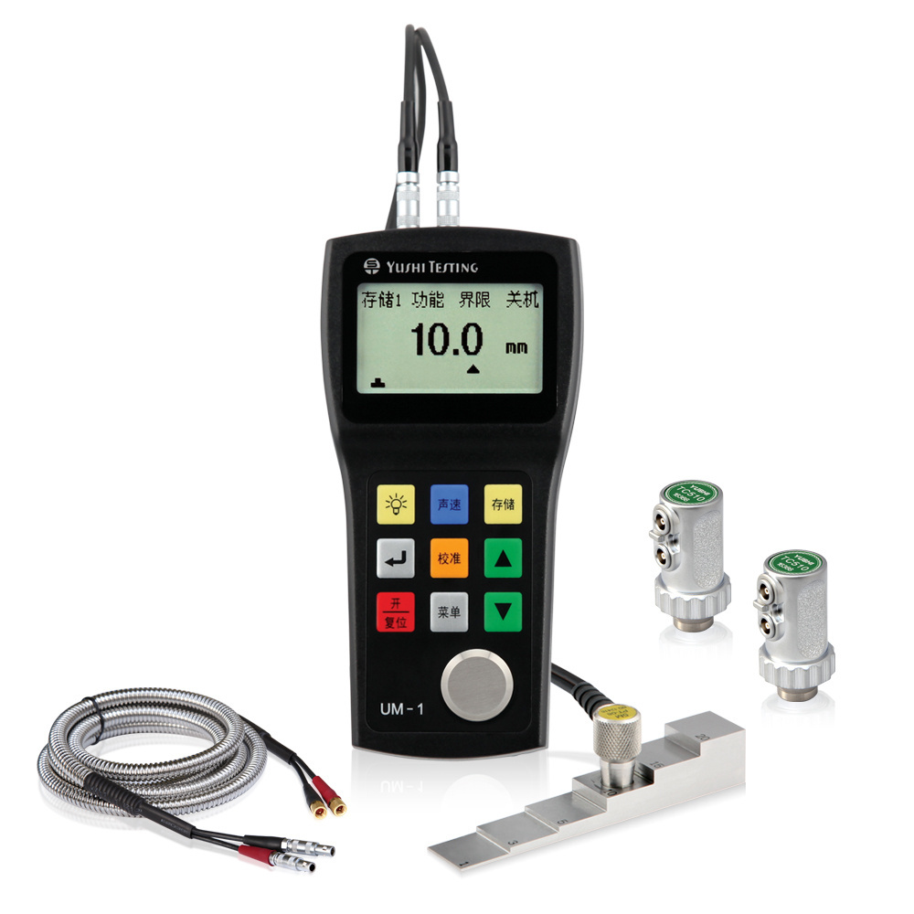 YUSHI Basic Ultrasonic Thickness Gauge UM-1 series for measuring thickness through coating 0.1mm 0.01in. UT NDT Inspection