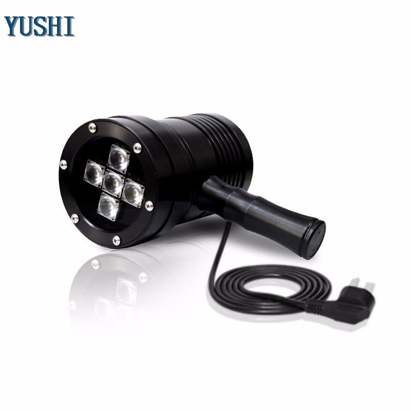 Industrial NDT 365nm LED UV Fluorescent Lamp Rechargeable Flashlight for Nondestructive Testing