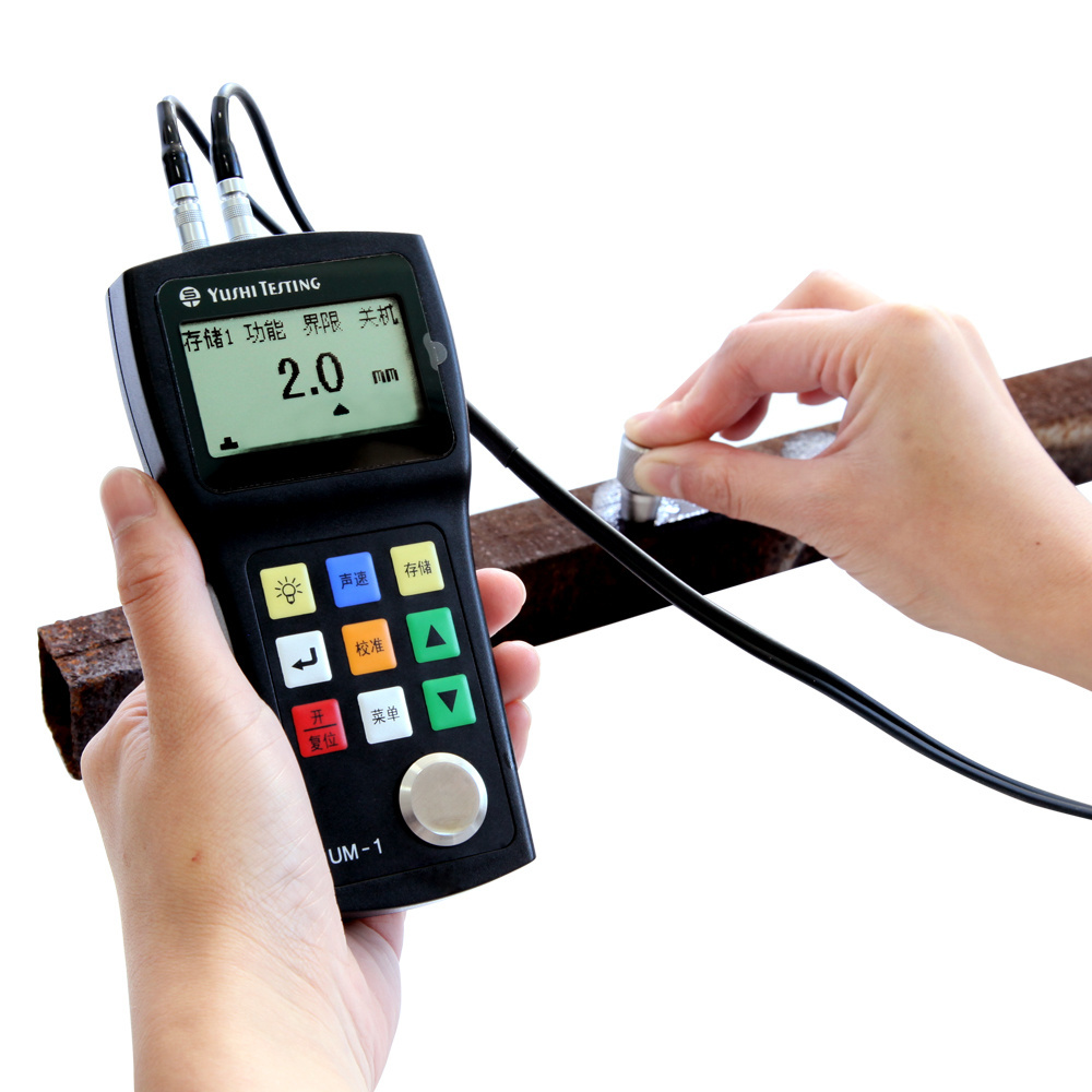 YUSHI Basic Ultrasonic Thickness Gauge UM-1 series for measuring thickness through coating 0.1mm 0.01in. UT NDT Inspection