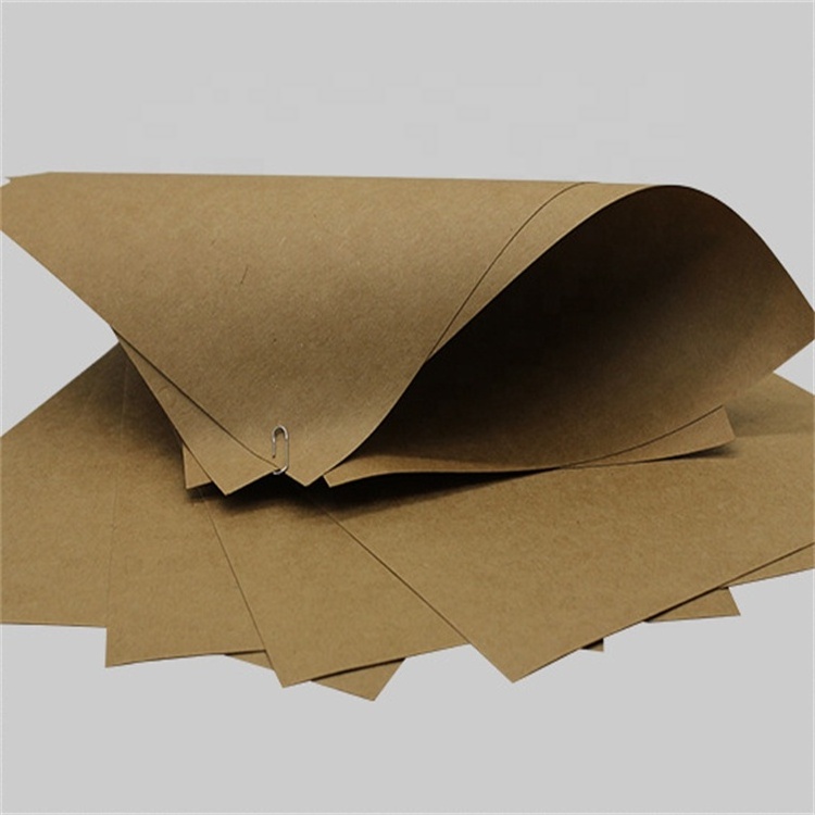 Wholesale brown kraft paper 150g kraft paper roll  kraft paper packaging