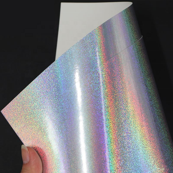 Factory offer Gold&Silver shiny Metallized Paper Glossy paper 250g Holographic Mirror Foil Laser Metalized gold silver paper