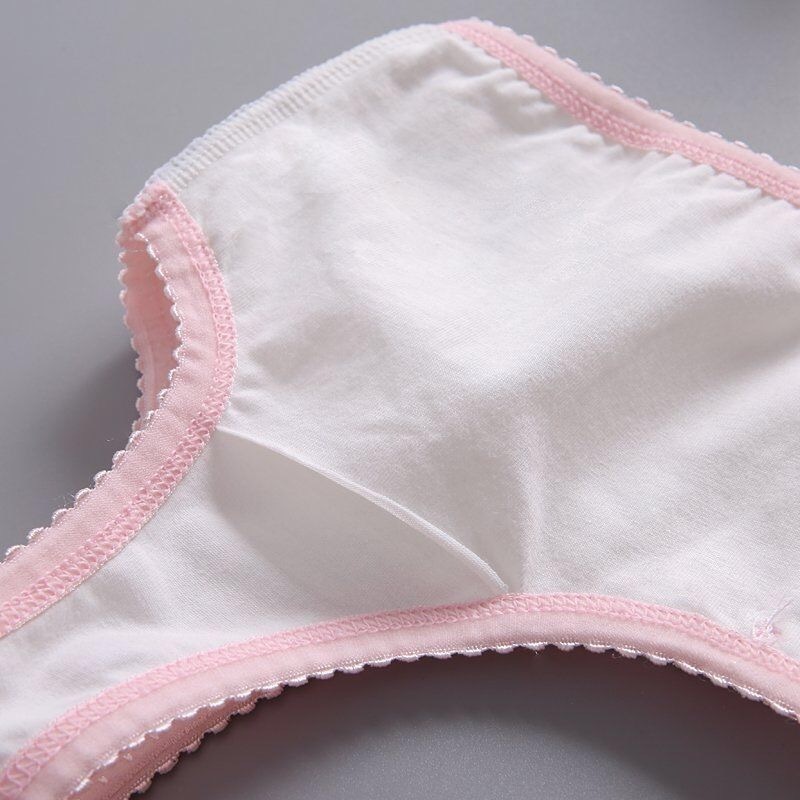 Soft Cotton Young Children Bra Little Girls Underwear Vest Development Student Underwear Top Bra