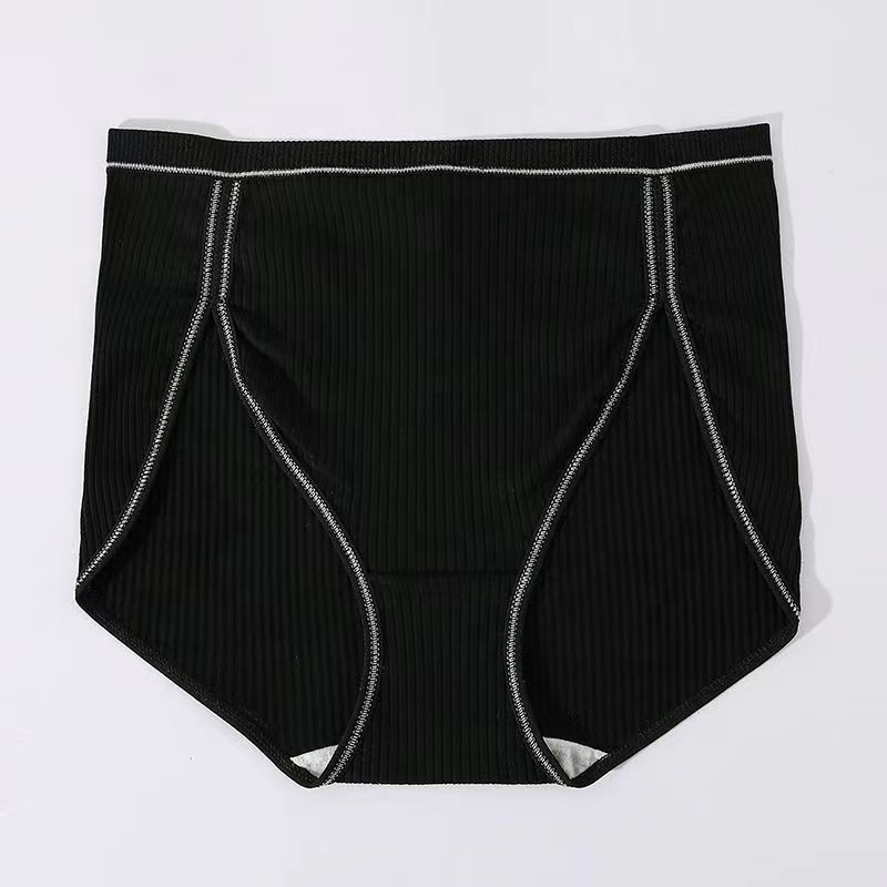 Women's Panty Interiores De Mujer Pantis Fashion Hipster Full Black Granny Panties High Waist