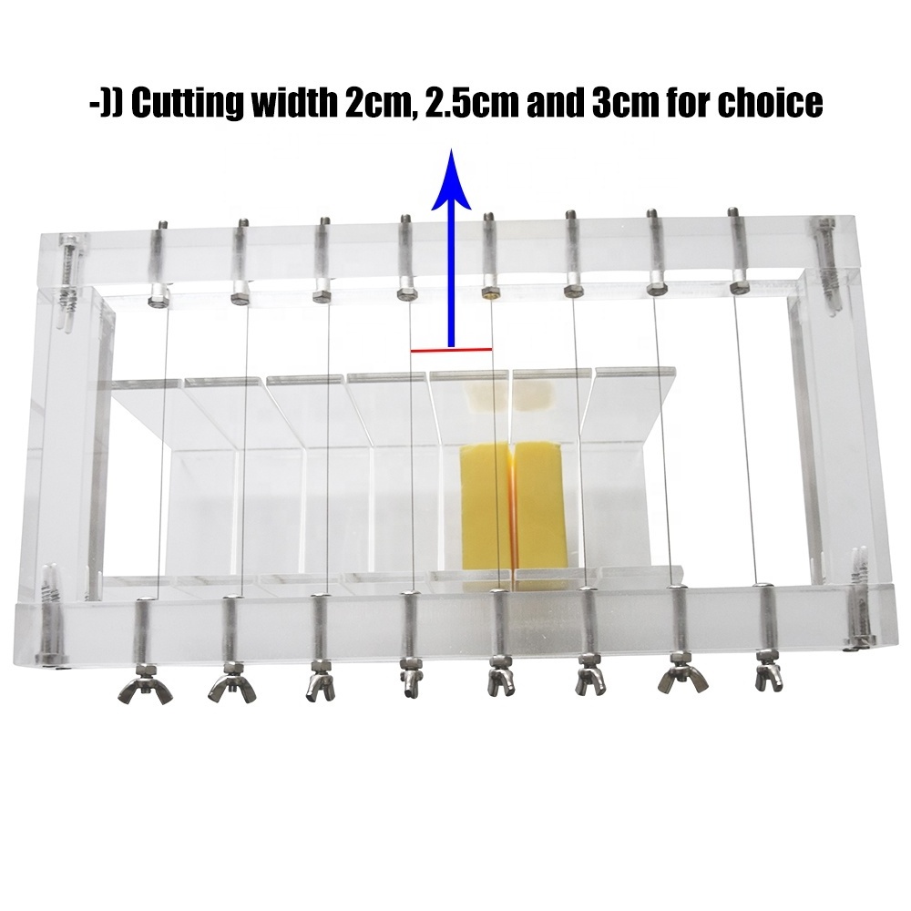 Acrylic multi wires manual soap cutter machine for handmade soap making tool