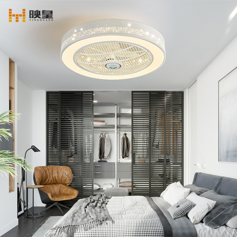 50/60cm diameter Changeable Light LED Silent Remote Control 40w Bedroom Ceiling Fan with Light