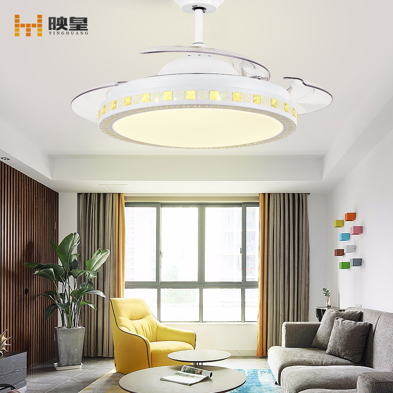 36/42 inches Super Silent Remote 25w parlor flower side ceiling fan light fixtures