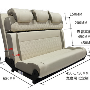 3 fold RV seat auto seat for camper van sofa bed two seats fold bed for van and camping chair