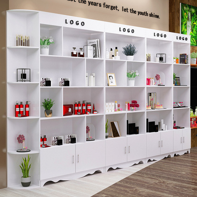 Cosmetics display cabinet beauty salon barber shop mother and baby shop product shelf Customized display shelf