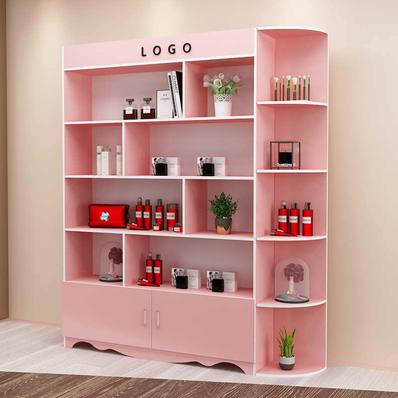 Cosmetics display cabinet beauty salon barber shop mother and baby shop product shelf Customized display shelf