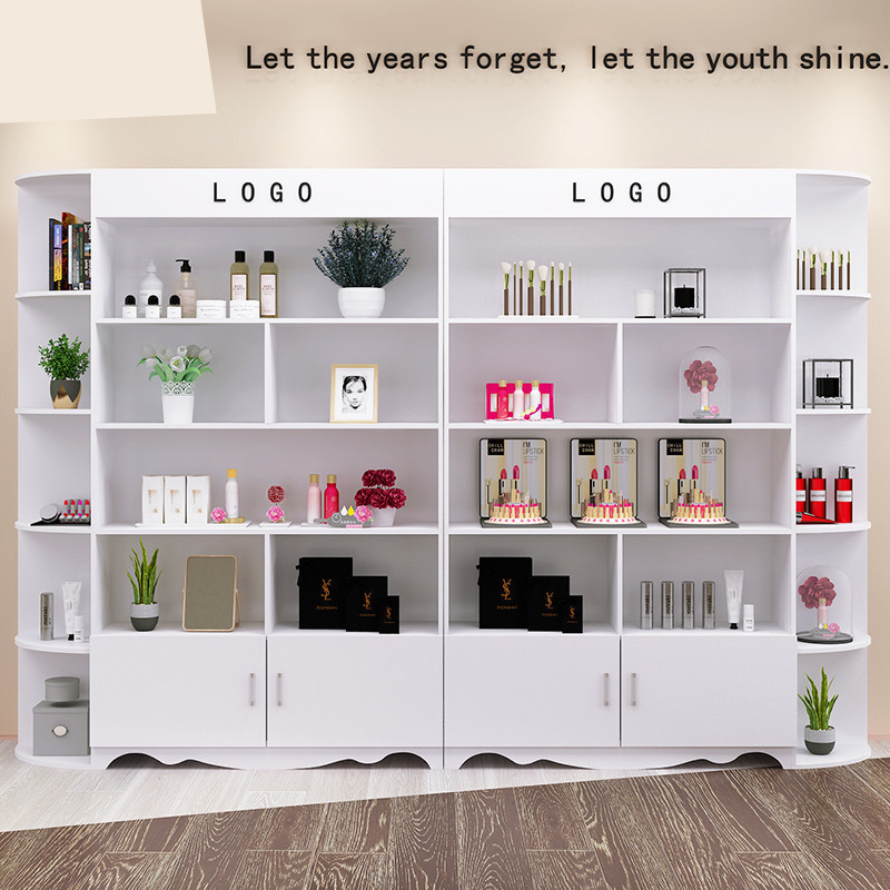 Cosmetics display cabinet beauty salon barber shop mother and baby shop product shelf Customized display shelf