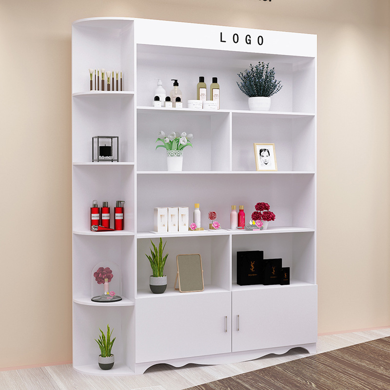 Cosmetics display cabinet beauty salon barber shop mother and baby shop product shelf Customized display shelf