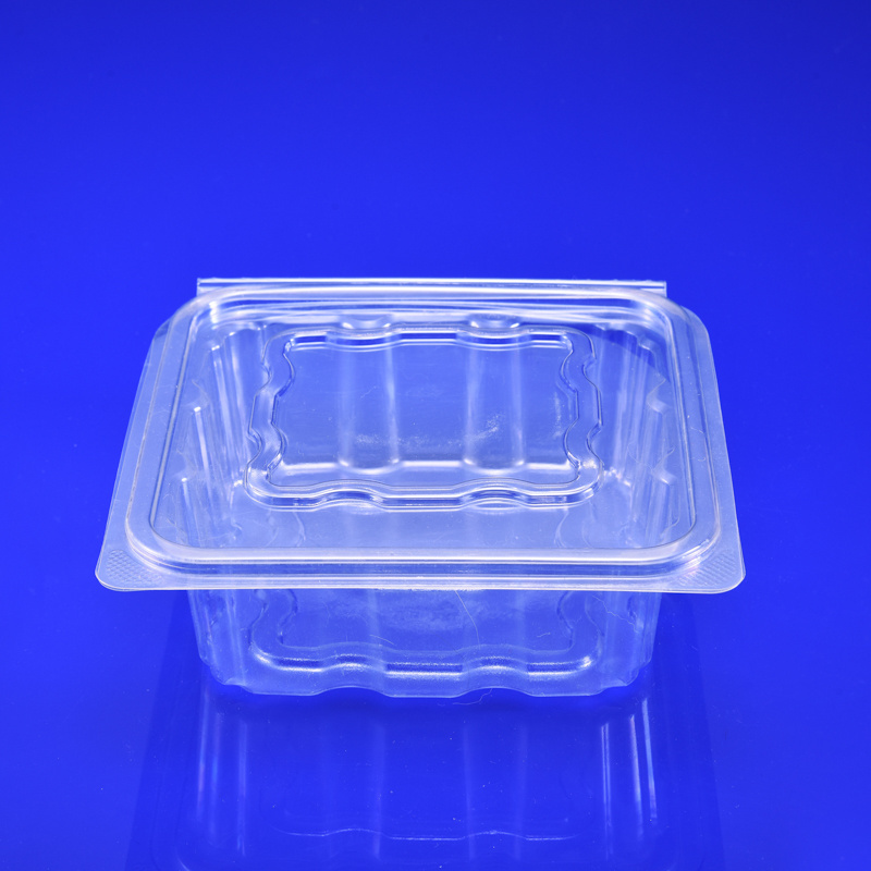 Disposable Strawberry plastic Fruit Clamshell Packaging Container Clam Shell PET Punnet With Lid