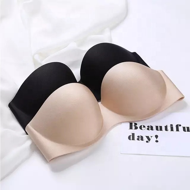 Sexy Linvisible Bras for Women Push up Strapless Bra Dress Wedding Backless Brassiere Underwear Plus Size Bras for Big Women