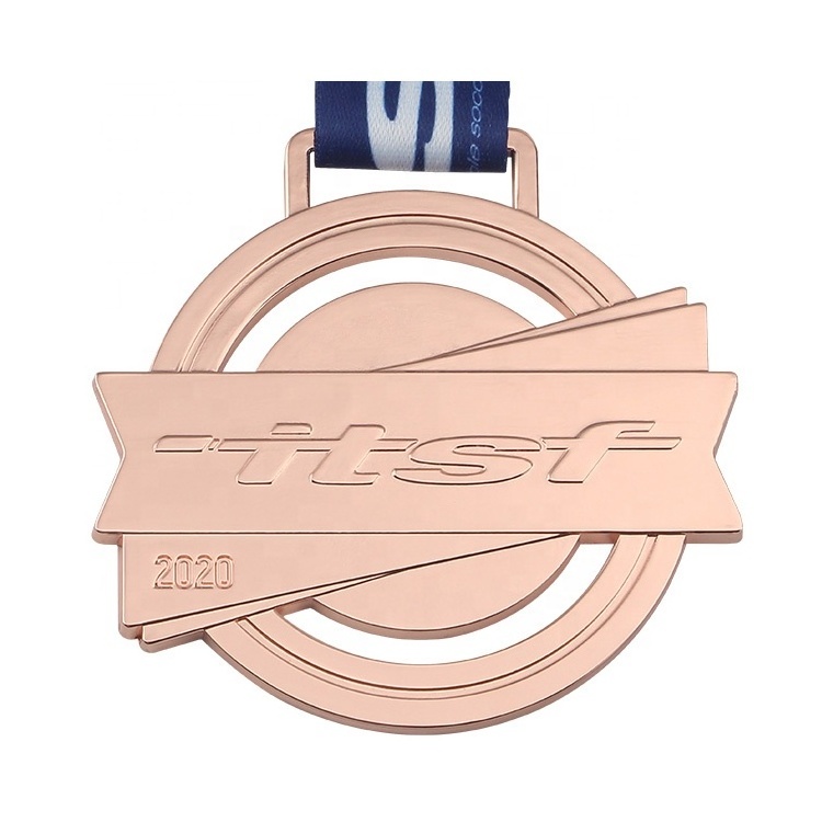 Customize 100mm gold silver bronze plated blank medallion custom logo metal rhythmic gymnastics competition girl award medal