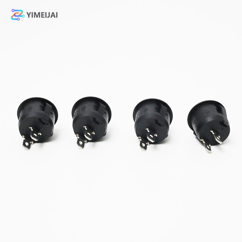 3-pin on/off waterproof circular rocker toggle switch 12V