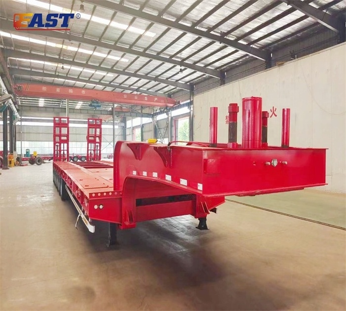 EAST modular low bed trailer heavy equipment transport trailer hydraulic modular trailer