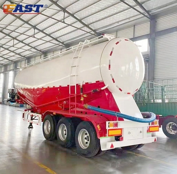 EAST Cement bulker tanker trailer 40 cbm 50 tone bulk cement tank semi trailer for sale