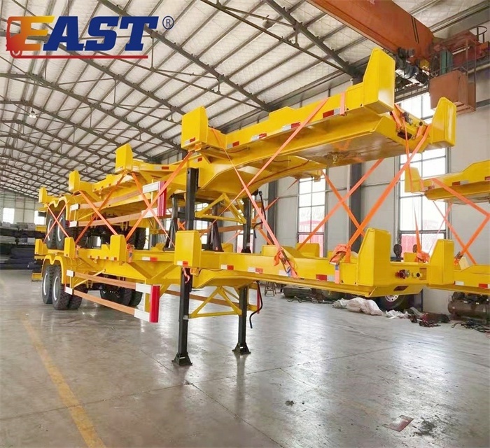 EAST 40ft container trailers Port terminal trailer truck chassis for sale