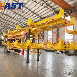 EAST Sea Port Bomb Cart Trailer Chassis Truck Trailer Yard Terminal Trailer