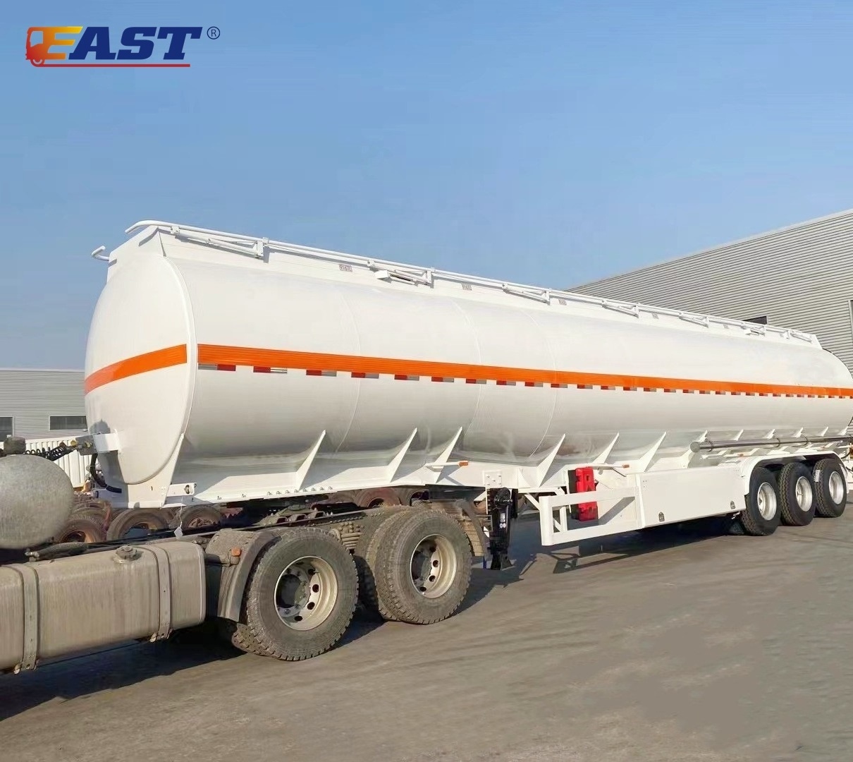 EAST Low Price capacity diesel petrol fuel tanker trailer oil tanker ship trailer