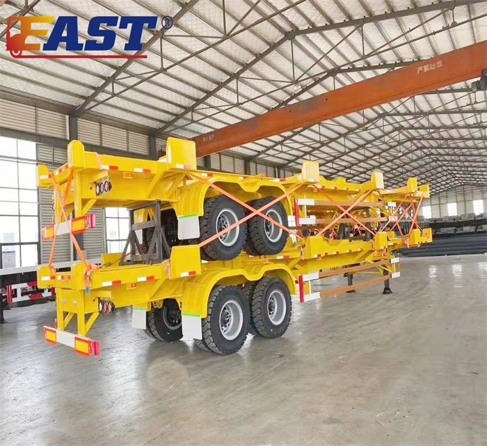 EAST 40ft container trailers Port terminal trailer truck chassis for sale