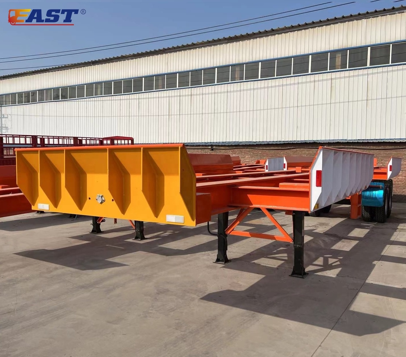 EAST 45ft terminal chassis trailer Skeleton Yard Terminal Trailer bomb cart terminal semi trailer