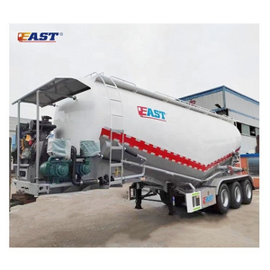 EAST best price 42 m3 dry bulk tanker trailer hot sale 3 axle 60t bulk cement tanker price