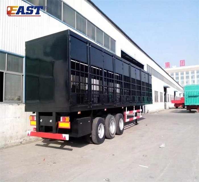 EAST sugar cane livestock stake fence semi trailer semi trailer all aluminum livestock semi trailer animal transport truck