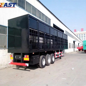 EAST sugar cane livestock stake fence semi trailer semi trailer all aluminum livestock semi trailer animal transport truck