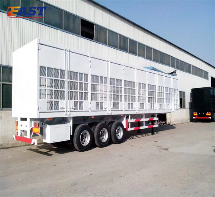 EAST sugar cane livestock stake fence semi trailer semi trailer all aluminum livestock semi trailer animal transport truck