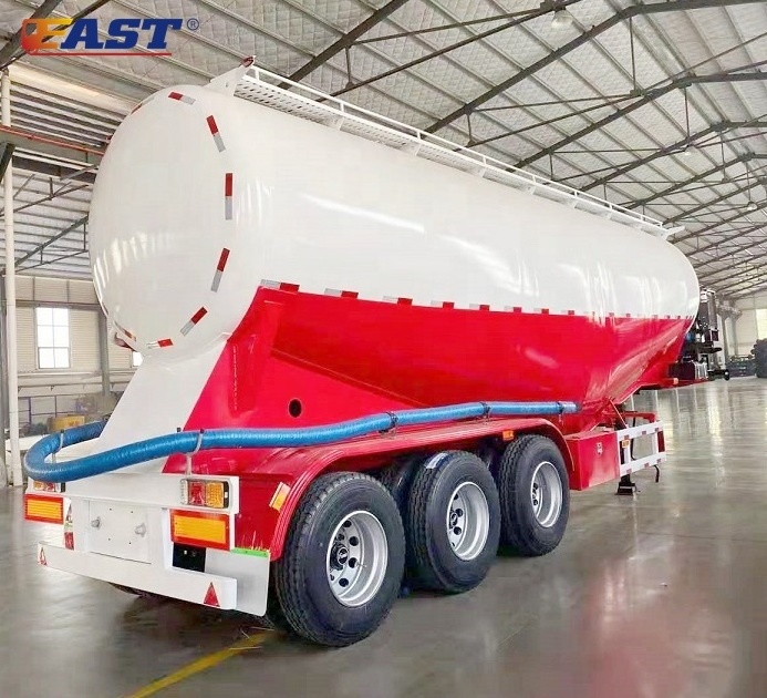 EAST Cement bulker tanker trailer 40 cbm 50 tone bulk cement tank semi trailer for sale