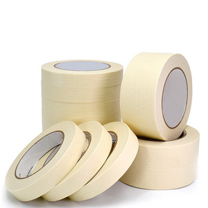 Custom Logo Temperature Resistant And Soft Textured Masking Tape 18mm, Automotive Crepe Paper Tape Adhesive