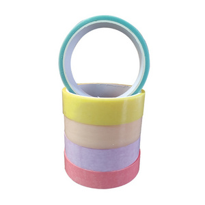 Factory Wholesale High Quality Bopp Ball Sticky Ball Tape, Customized Macaron Color Sticky Ball Tape