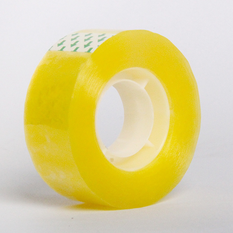 Yellowish Stationery Tape Writeable Decorative Adhesive Tape For Office Packing Tape