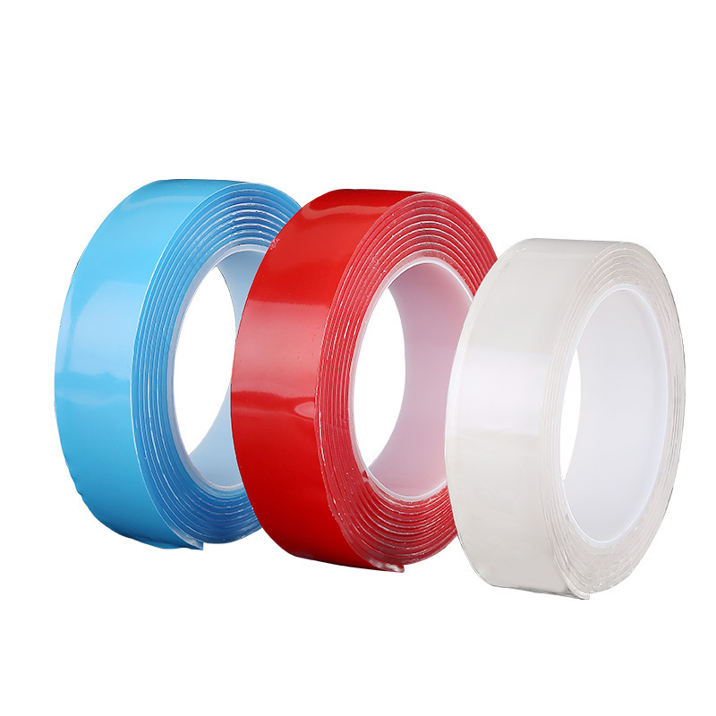 2mmX3cmX3m Reusable Strong Adhesive Door Double Sided Tape, Transparent Double Super Sticky Gel Nano Tape Wall Sticker