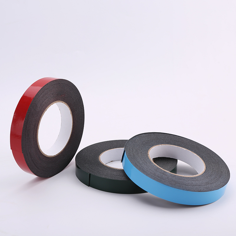 Yongsheng Black Coated Acrylic Adhesive PE Double Sided Foam Tape Double-sided Foam Mounting Tape