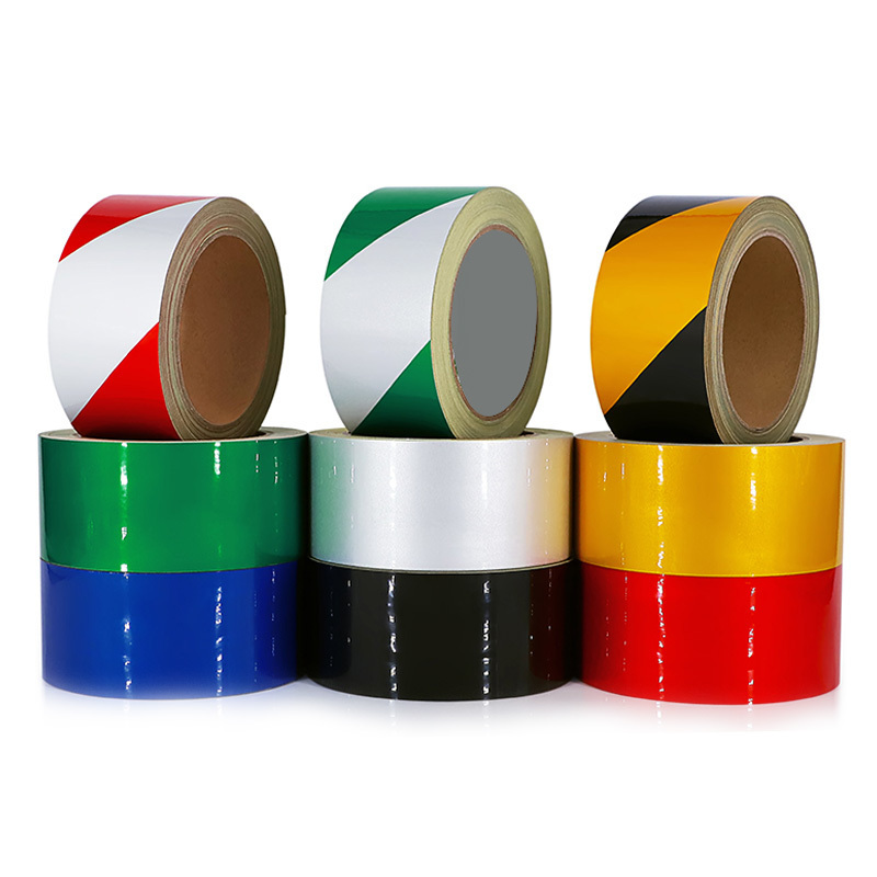 Tape Suppliers Fluorescent road traffic protection Caution PVC material warning Reflective Tape For Truck