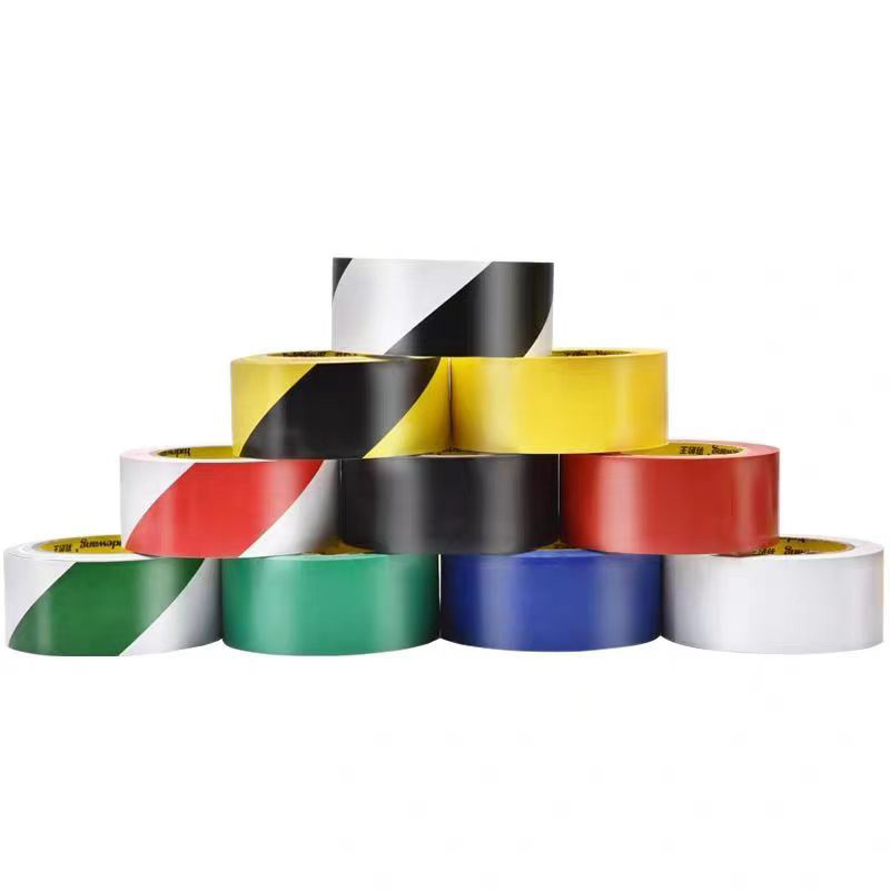 Wholesale Adhesive Paper & Film Wear-Resistant Barrier Tape Dispenser Underground Warning Tape For Flooring Warning