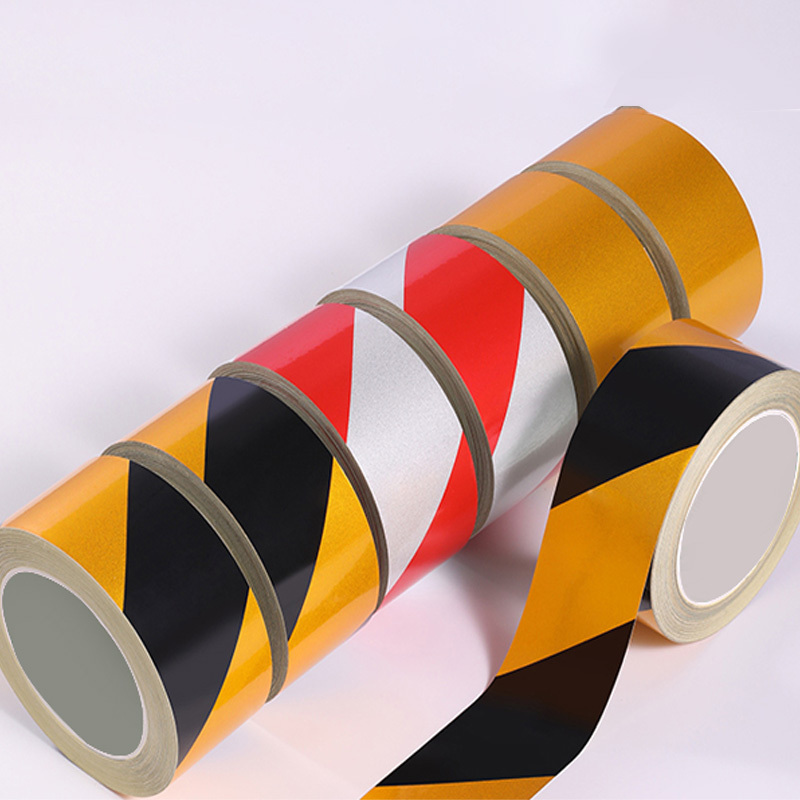 Tape Suppliers Fluorescent road traffic protection Caution PVC material warning Reflective Tape For Truck