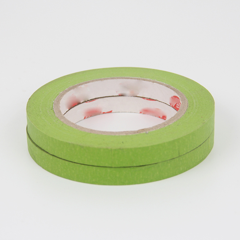 Yongsheng Manufacturers Green Cinta Masking Tape I Inch Auto Painting Car Masking Crepe Tape