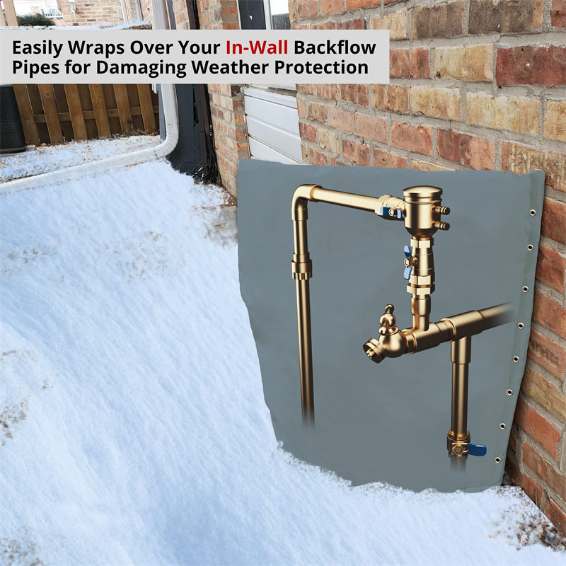 Outdoor Faucet Cover Insulation Outdoor Pipe Cover for Winter Freeze Protection Irrigation Sprinkler Valve Cover