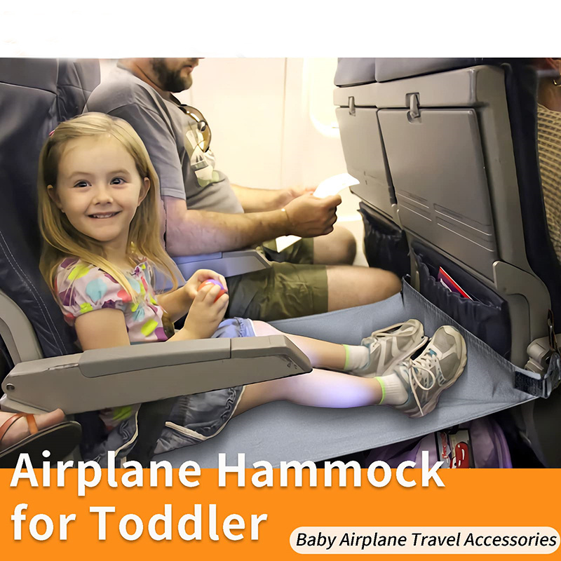 Hot Sell Airplane Footrest for Kids Airplane Foot Hammock for Baby Airplane Travel Accessories Plane Foot Hammock Travel