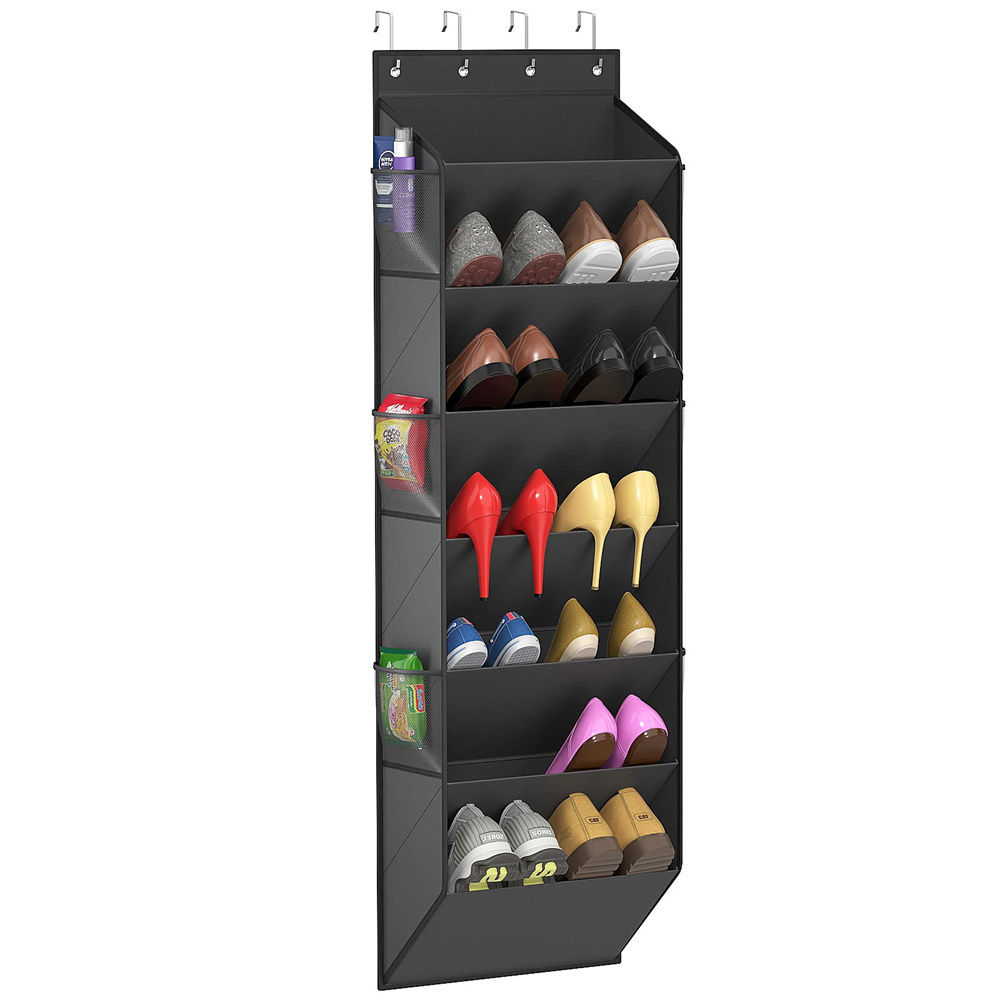 Door Shoe Organizer with 7 Tier Large Deep Pockets Door Shoe Rack for RV Hanging Shoe Rack for Closet Organizers