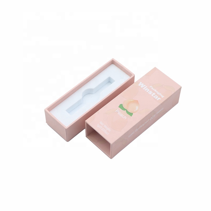 Custom 1ml Cartridge Packaging Empty Carts Pen Oil Drawer Cardboard Box Push Back Cart Packaging