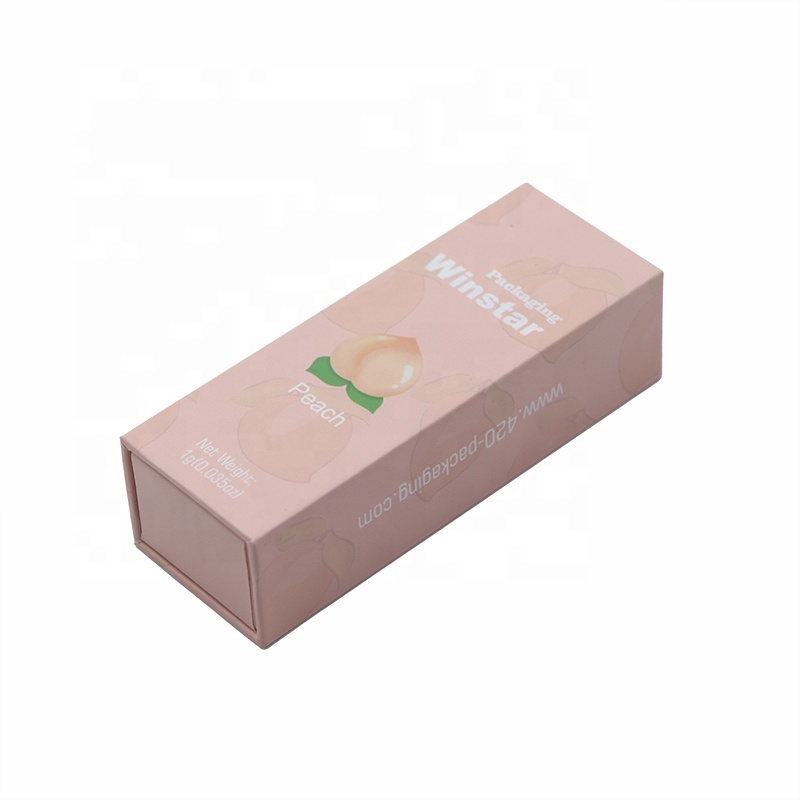 Custom 1ml Cartridge Packaging Empty Carts Pen Oil Drawer Cardboard Box Push Back Cart Packaging